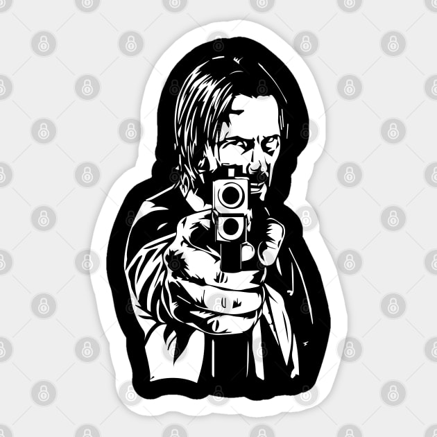 JOHN WICK Sticker by OM Des